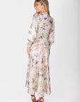 Audrey Dress Long Sleeve (Ivory Ground) - Dress - Yakira Bella