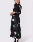 Audrey Dress Short Sleeve (Black Ground) - Dress - Yakira Bella