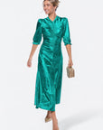Audrey Dress Short Sleeve (Kelly Green) - Dress - Yakira Bella