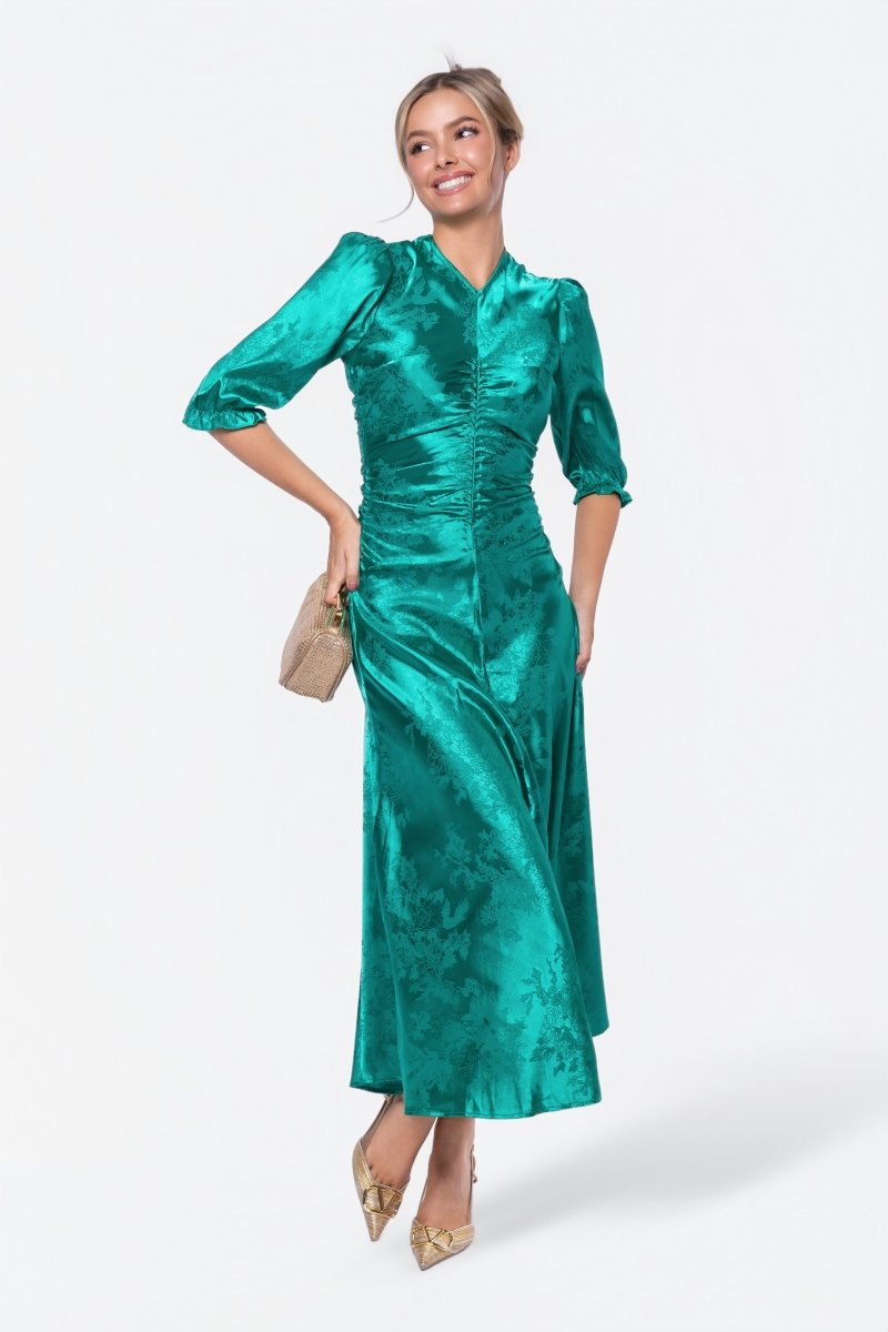 Audrey Dress Short Sleeve (Kelly Green) XS Audrey Dress Short Sleeve (Kelly Green) XS
