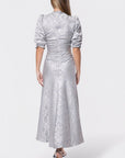 Audrey Dress Short Sleeve (Light Blue Grey) - Dress - Yakira Bella