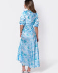 Audrey Dress Short Sleeve (Mint Flower) - Dress - Yakira Bella