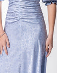 Audrey Dress Short Sleeve (Slate Blue) - Dress - Yakira Bella