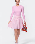 Avery Skirt 20" (Pink) - Skirt - Yakira Bella