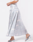 Aviana Skirt (White/Blue) - Skirt - Yakira Bella