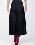 Ayla Skirt 33" (Black) - Skirt - Yakira Bella