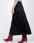 Ayla Skirt 33" (Black) - Skirt - Yakira Bella