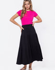 Ayla Skirt 33" (Black) - Skirt - Yakira Bella