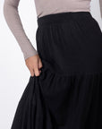 Ayla Skirt 36" (Black) - Skirt - Yakira Bella