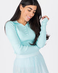 BAILEY TOP (AQUA BLUE) - Top - Yakira Bella
