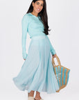 BAILEY TOP (AQUA BLUE) - Top - Yakira Bella