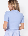 Bailey Top Short Sleeve (Light Blue) - Top - Yakira Bella