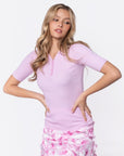 Bailey Top Short Sleeve (Light Pink) - Top - Yakira Bella