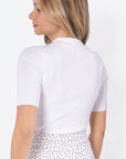 Bailey Top Short Sleeve (White) - Top - Yakira Bella