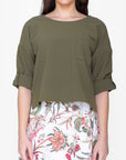 BECCA TOP (OLIVE) - Top - Yakira Bella