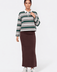 Bennie Top (Green Brown) - Top - Yakira Bella