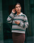 Bennie Top (Green Brown) - Top - Yakira Bella