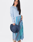 BRIANA SKIRT (BLUE STRIPE) - Skirt - Yakira Bella