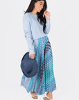 BRIANA SKIRT (BLUE STRIPE) - Skirt - Yakira Bella