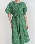 Brielle Dress (Green/Pattern) - Dress - Yakira Bella