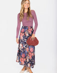 Calista Skirt 36" (Purple Ground) - Skirt - Yakira Bella