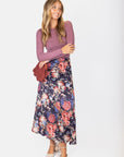 Calista Skirt 36" (Purple Ground) - Skirt - Yakira Bella