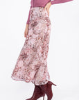 Calista Skirt (Pink Pattern) - Skirt - Yakira Bella