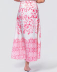 Calista Skirt (White/Pink) - Skirt - Yakira Bella
