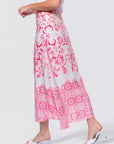 Calista Skirt (White/Pink) - Skirt - Yakira Bella