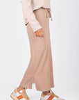 Callie Ribbed Skirt (Light Brown) - Skirt - Yakira Bella