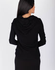 Callie Ribbed Top (Black) - Top - Yakira Bella