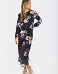 Camellia Dress (Black Pattern) - Dress - Yakira Bella