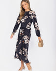Camellia Dress (Black Pattern) - Dress - Yakira Bella