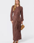 Camellia Dress (Brown) - Dress - Yakira Bella