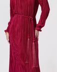 Camellia Dress (Wine) - Dress - Yakira Bella