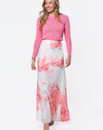Caroline Skirt (Ivory/Pink) - Skirt - Yakira Bella