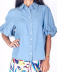 CASEY TOP (CHAMBRAY) - Top - Yakira Bella