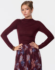 Cassie Top (Deep Brown) - Top - Yakira Bella