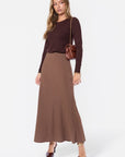 Christa Skirt (Brown) - Skirt - Yakira Bella