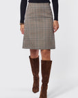 Ciarra Skirt (Brown Plaid) - Skirt - Yakira Bella