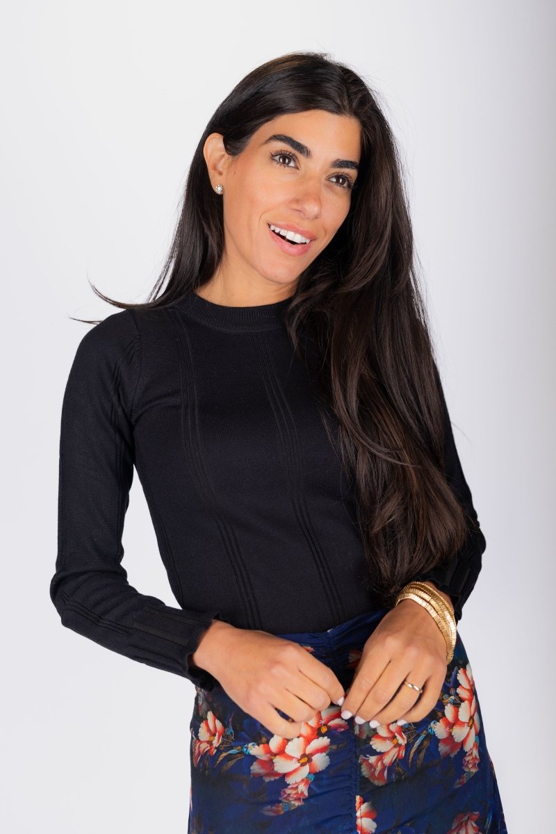 Claire Top (Black) - Top - Yakira Bella