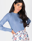 Claire Top (Blue) - Top - Yakira Bella
