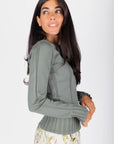 Claire Top (Sage) - Top - Yakira Bella