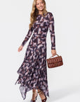 Claudia Dress (Brown Pink) - Dress - Yakira Bella