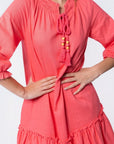 Clio Dress 37" (Pink) - Dress - Yakira Bella