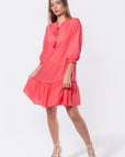 Clio Dress 37" (Pink) - Dress - Yakira Bella