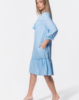 Clio Dress 40" (Light Blue) - Dress - Yakira Bella