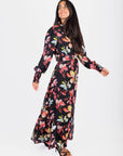 Connie Dress (Black Ground) - Dress - Yakira Bella