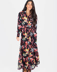 Connie Dress (Black Ground) - Dress - Yakira Bella