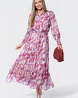 Connie Dress (Purple Pattern) - Dress - Yakira Bella